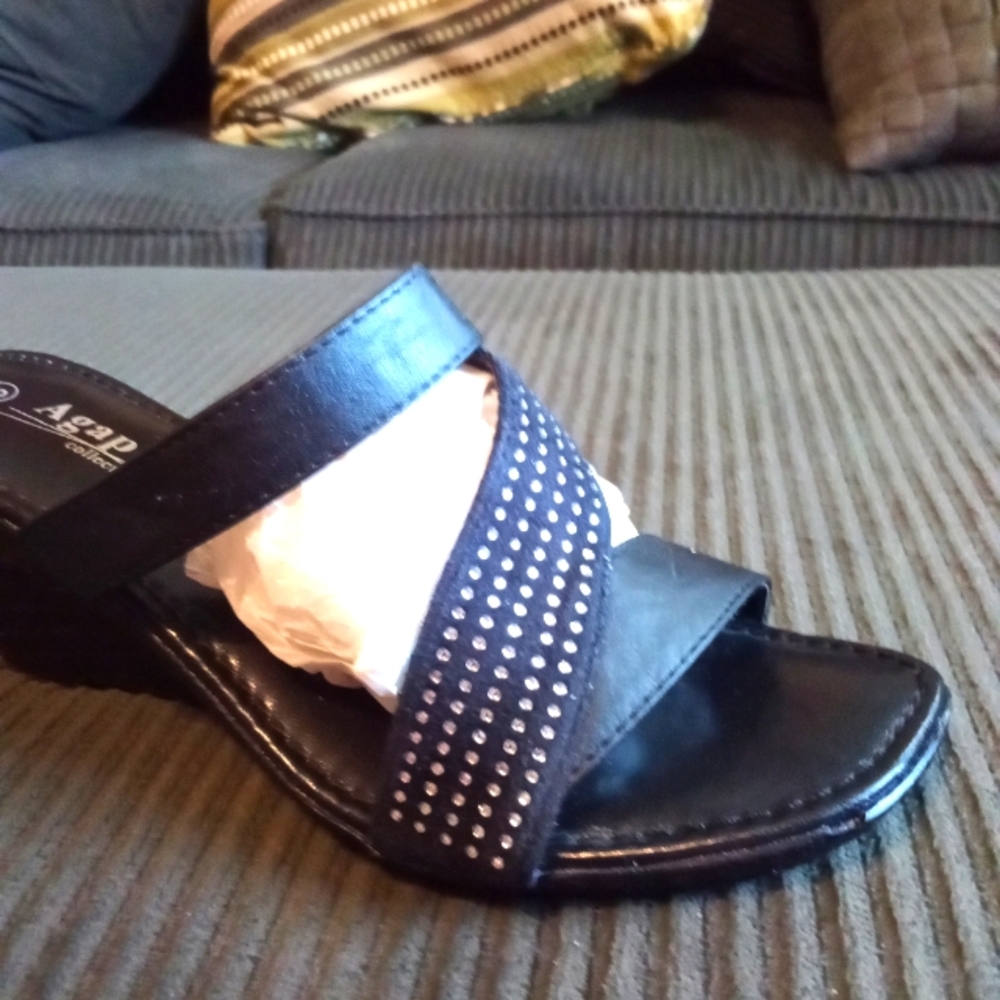 NWB Agape Embellished Sandals